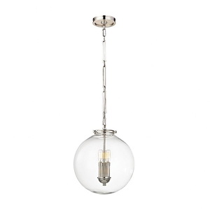 Gramercy - 3 Light Pendant In Mid-Century Modern Style-16 Inches Tall and 14 Inches Wide