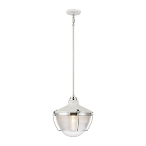 Seaway Passage - 1 Light Pendant In Industrial Style-14 Inches Tall and 14 Inches Wide