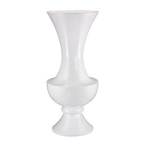 Urn Planter - Transitional Style w/ Luxe/Glam inspirations - Fiberglass Wide Urn Planter - 58 Inches tall 25 Inches wide