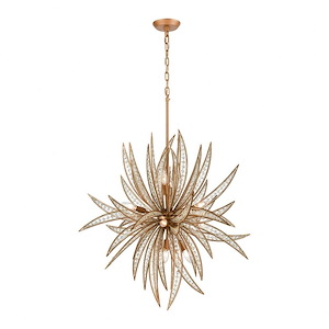 Naples - 11 Light Chandelier in Modern/Contemporary Style with Nature-Inspired/Organic and Luxe/Glam inspirations - 34 Inches tall and 34 inches wide - 921459