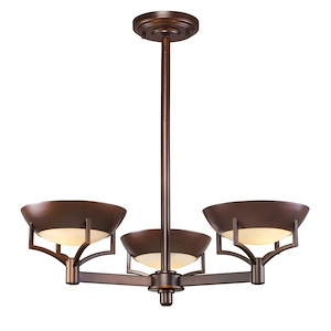 Sullivan - 3 Light Chandelier-6 Inches Tall and 23 Inches Wide