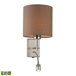 Regina - 19W 2 LED Wall Sconce in Transitional Style with Scandinavian and Retro inspirations - 19 Inches tall and 7 inches wide