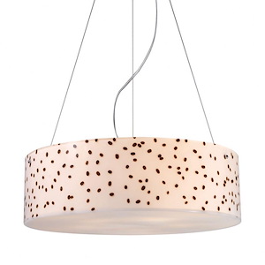 Modern Organics - 5 Light Chandelier-7 Inches Tall and 24 Inches Wide