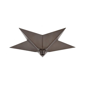 Accessory - Star Canopy in Modern/Contemporary Style with Art Deco and Luxe/Glam inspirations - 2 Inches tall and 12 inches wide