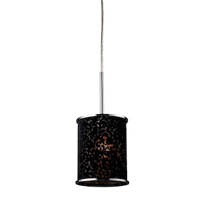 Fabrique - 1 Light Drum Pendant-8 Inches Tall and 8 Inches Wide - 1303157