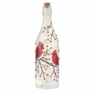 Snowbirds - Bottle Lighting In Traditional Style-12 Inches Tall and 3.25 Inches Wide