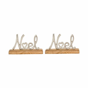 Noel - Table Decor-5 Inches Tall and 8 Inches Wide
