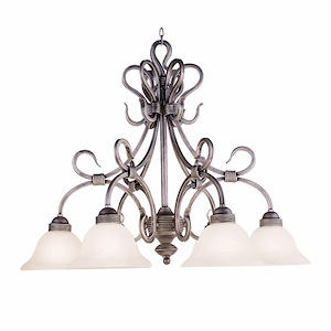 Buckingham - 6 Light Chandelier-24 Inches Tall and 29 Inches Wide - 1303253