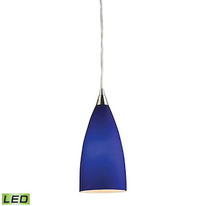 Vesta - 1 Light Mini Pendant in Transitional Style with Boho and Art Deco inspirations - 12 Inches tall and 5 inches wide