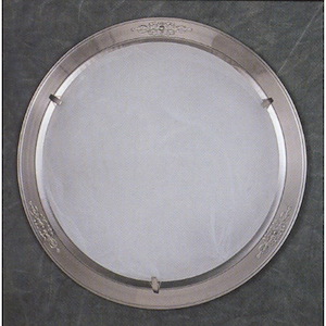 2 Light Flush Mount-4 Inches Tall and 14 Inches Wide