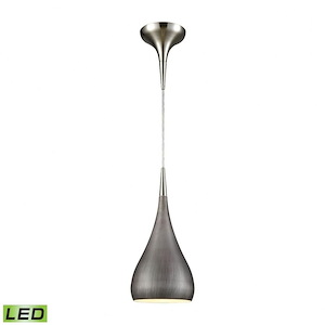 Lindsey - 9.5W 1 LED Pendant In Coastal Style-14 Inches Tall and 6 Inches Wide - 1303200