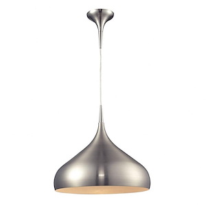 Lindsey - 1 Light Pendant In Modern Style-14.5 Inches Tall and 17 Inches Wide - 1273447