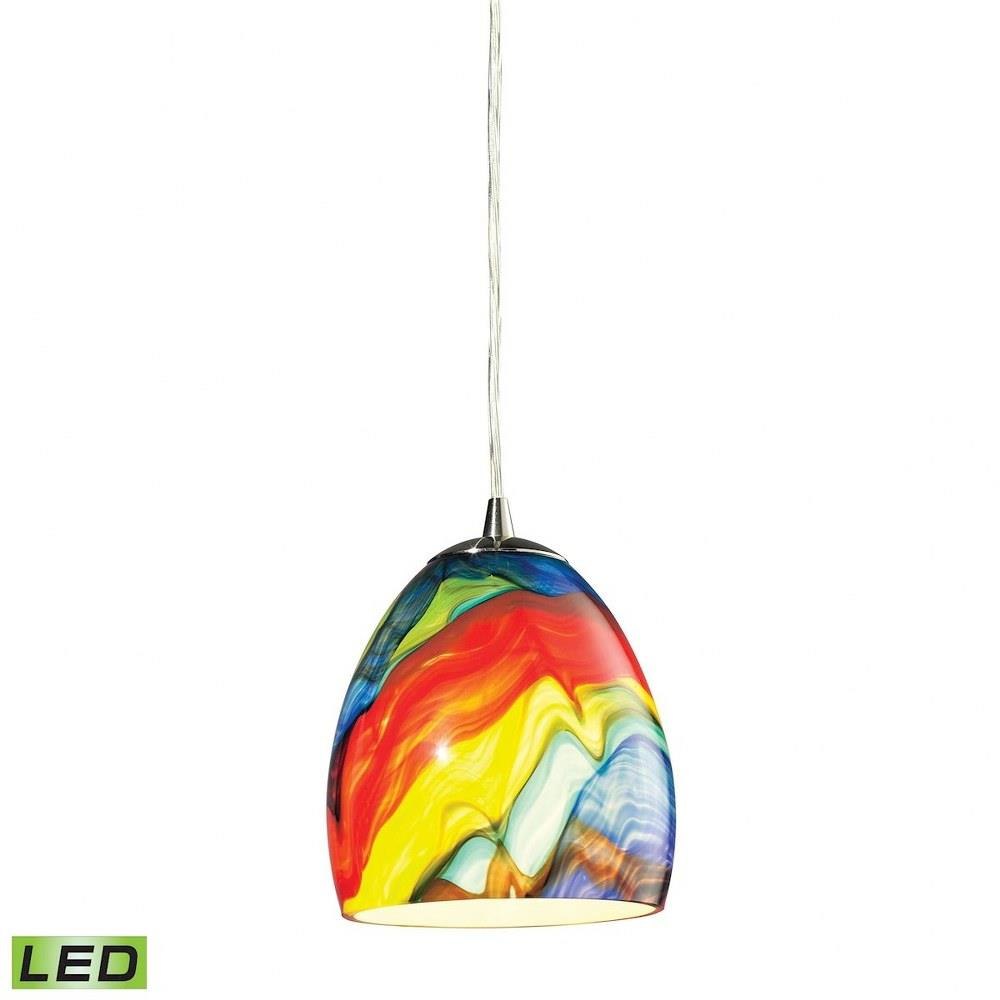 Elk-Home---31445-1TB-LED---Colorwave---9.5W-1-LED-Mini-Pendant -in-Modern-Contemporary-Style-with-Boho-and-Coastal-Beach-inspirations---7 -Inches-tall-and-6-inches-wide