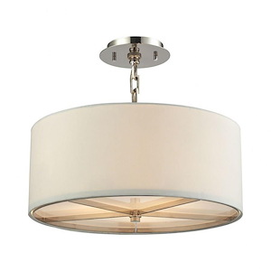 Selma - 3 Light Pendant in Transitional Style with Luxe/Glam and Art Deco inspirations - 16 Inches tall and 17 inches wide