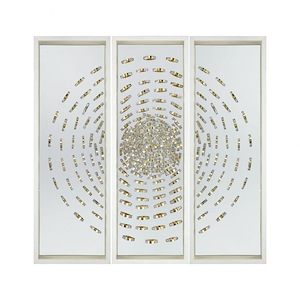 Cache - Transitional Style w/ Luxe/Glam inspirations - Acrylic and Wood Wall Decor - 47 Inches tall 47 Inches wide
