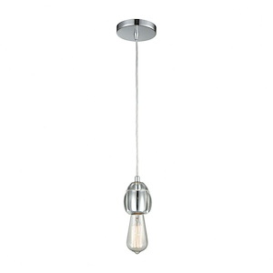 Socketholder - 1 Light Mini Pendant in Modern/Contemporary Style with Luxe/Glam and Eclectic inspirations - 4 Inches tall and 3 inches wide - 705102