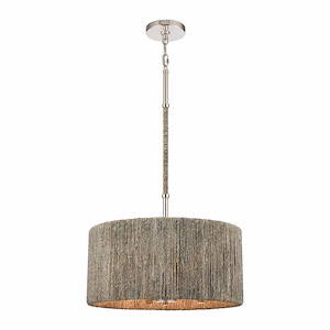 Abaca - 4 Light Chandelier-23.75 Inches Tall and 18 Inches Wide