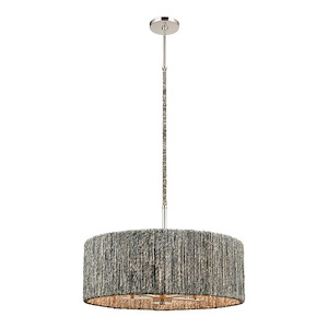 Abaca - 5 Light Chandelier-9 Inches Tall and 24 Inches Wide - 1273598