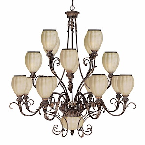 Carrollton - 16 Light Chandelier In Traditional Style-59 Inches Tall and 55 Inches Wide