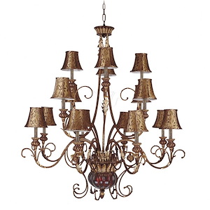 Charlotte - 18 Light Chandelier In Traditional Style-59 Inches Tall and 55 Inches Wide