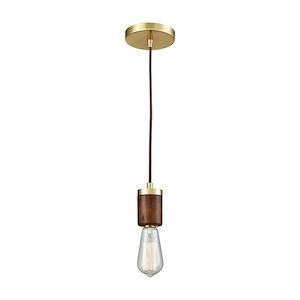Socketholder - 1 Light Mini Pendant in Modern/Contemporary Style with Urban/Industrial and Eclectic inspirations - 4 Inches tall and 2 inches wide