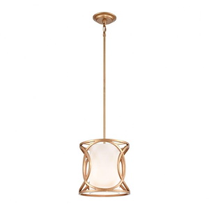 Ringlets - 1 Light Mini Pendant In Modern Style-10 Inches Tall and 10 Inches Wide - 1273795