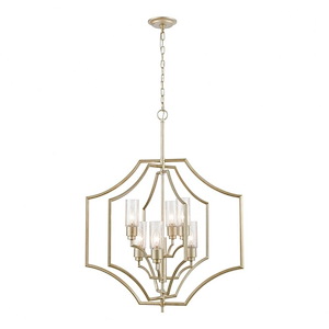 Cheswick - 6 Light Chandelier In Coastal Style-27 Inches Tall and 28 Inches Wide