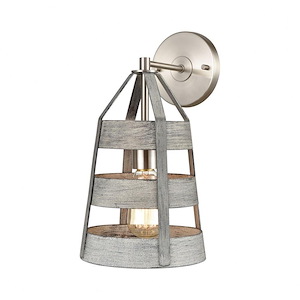 Brigantine - 1 Light Wall Sconce In Coastal Style-14 Inches Tall and 7 Inches Wide