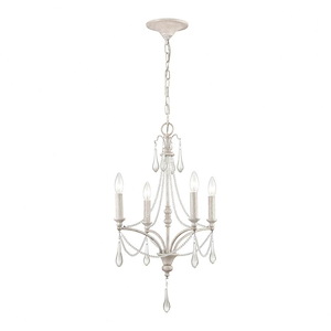 French Parlor - 4 Light Chandelier In Traditional Style-27 Inches Tall and 16 Inches Wide