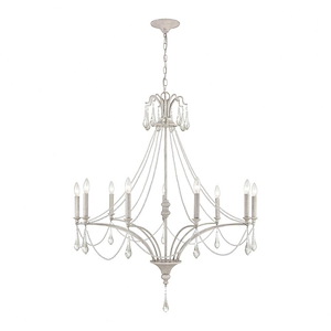 French Parlor - 9 Light Chandelier In Traditional Style-45 Inches Tall and 38 Inches Wide