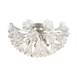 Celene - 5 Light Semi-Flush Mount In Traditional Style-10 Inches Tall and 19 Inches Wide - 1273932