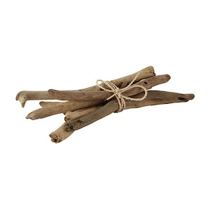 Driftwood - Transitional Style w/ Nature-Inspired/Organic inspirations - Mulberry Branch Bundle - 4 Inches tall 4 Inches wide - 873339
