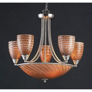 Arco Baleno - 8 Light Chandelier-22 Inches Tall and 23 Inches Wide - 1303266
