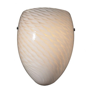 Arco Baleno - 1 Light Wall Sconce in Transitional Style with Coastal/Beach and Eclectic inspirations - 10 Inches tall and 8 inches wide