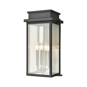 Braddock - 4 Light Outdoor Wall Sconce in Transitional Style with Vintage Charm and Victorian inspirations - 20 Inches tall and 12 inches wide - 921316
