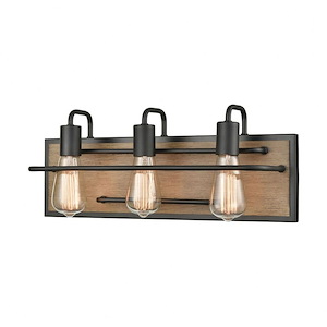 Copley - 3 Light Bath Vanity in Transitional Style with Urban/Industrial and Modern Farmhouse inspirations - 8 Inches tall and 20 inches wide