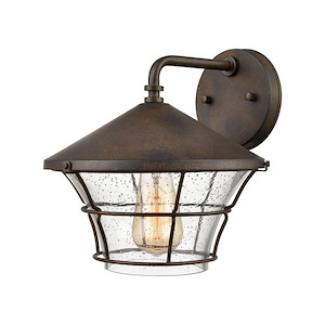 Gavin - 1 Light Outdoor Wall Sconce In Traditional Style-10 Inches Tall and 10 Inches Wide