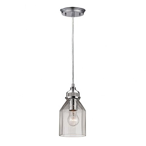 Danica - 1 Light Mini Pendant In Vintage Style-10 Inches Tall and 5 Inches Wide