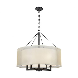 Ashland - 5 Light Chandelier in Modern/Contemporary Style with Art Deco and Luxe/Glam inspirations - 25 Inches tall and 26 inches wide