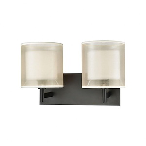 Ashland - 2 Light Bath Vanity In Modern Style-10 Inches Tall and 16 Inches Wide
