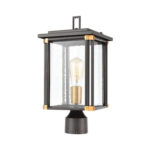 Vincentown - 1 Light Outdoor Post Mount in Transitional Style with Urban/Industrial and Southwestern inspirations - 17 Inches tall and 8 inches wide - 881872
