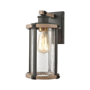Geringer - 1 Light Wall Sconce in Transitional Style with Country/Cottage and Modern Farmhouse inspirations - 14 Inches tall and 8 inches wide - 921375
