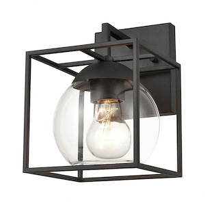 Cubed - 1 Light Outdoor Wall Sconce In Modern Style-9 Inches Tall and 6 Inches Wide - 1273838