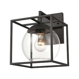 Cubed - 1 Light Outdoor Wall Sconce In Modern Style-11 Inches Tall and 8 Inches Wide