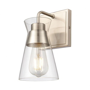 Brookville - 1 Light Wall Sconce In Modern Style-9 Inches Tall and 5 Inches Wide - 1273513