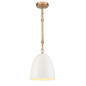Downington - 1 Light Mini Pendant-10.5 Inches Tall and 8.75 Inches Wide