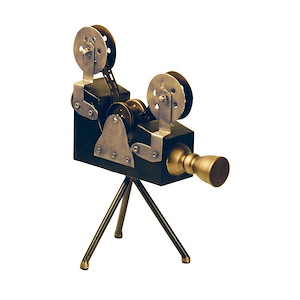 Camera - Traditional Style w/ VintageCharm inspirations - Metal A-Olivier - 16 Inches tall 12 Inches wide