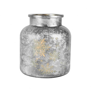 Frost - Large Bottle Lighting In Traditional Style-6.25 Inches Tall and 5.5 Inches Wide