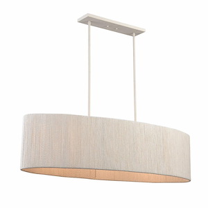 Sophie - 3 Light Linear Chandelier In Coastal Style-12 Inches Tall and 48 Inches Wide