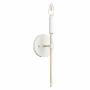 Breezeway - 1 Light Wall Sconce In Coastal Style-14.25 Inches Tall and 5 Inches Wide - 1284627
